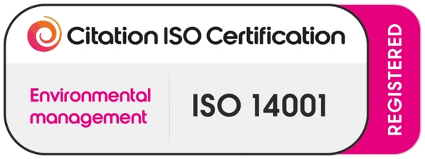 Citation ISO Certification, ISO 14001 Environmental management, registered