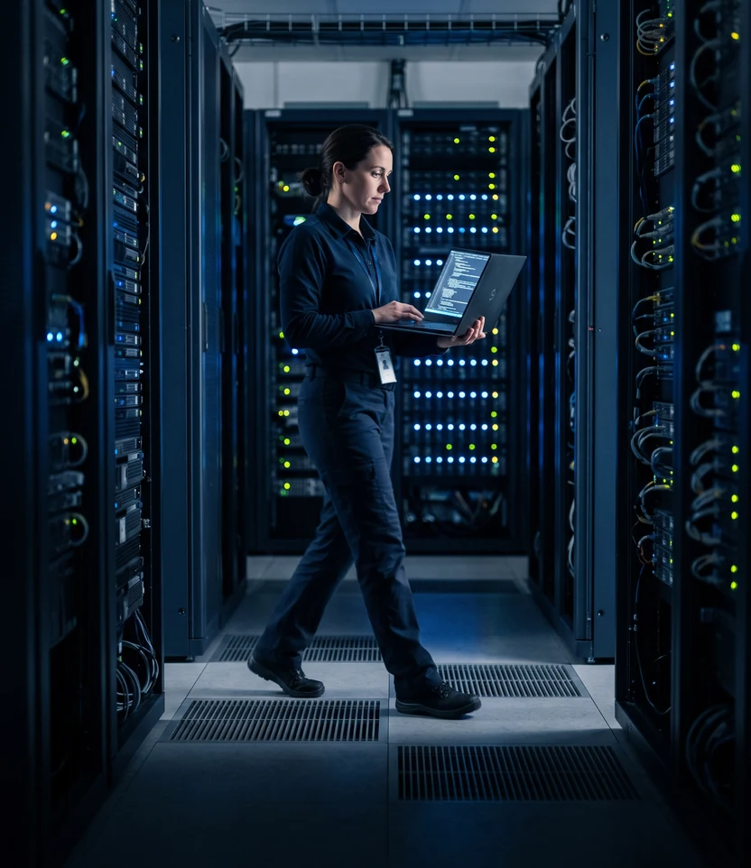 Engineers planning a server migration
